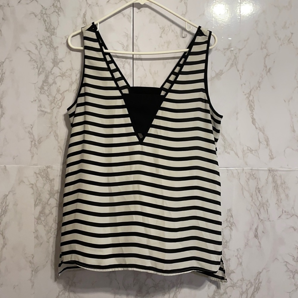 Express striped tank top